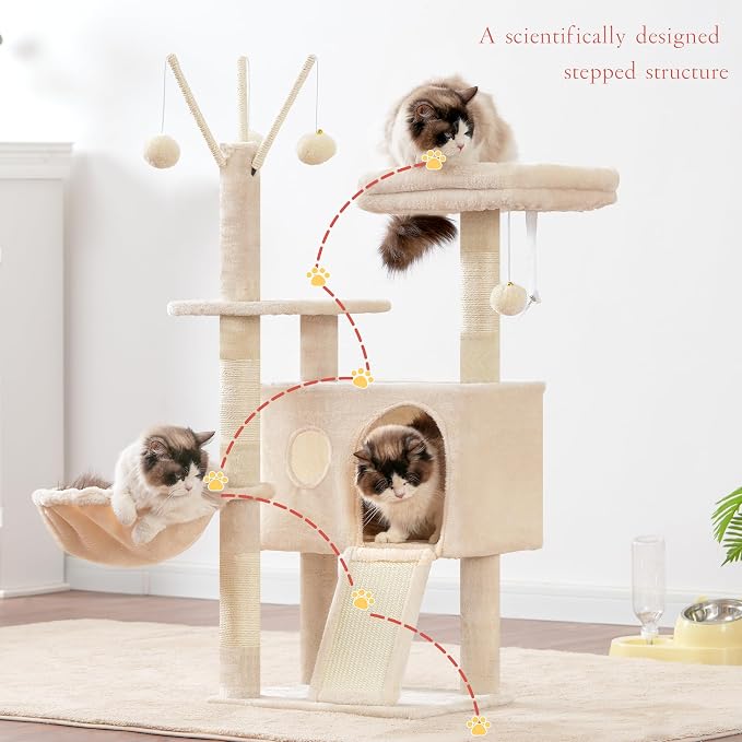 Hey-brother Cat Tree Tower, Scratching Posts - Image 3