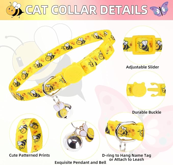 PUPTECK Breakaway Cute Cat Collar - Image 3