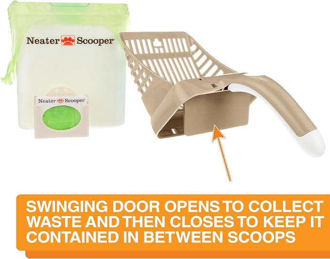 Neater Pet Brands Neater Scooper Standard Cat Litter Scoop, 195 Refill Bags – - Image 3