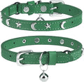 Leather Cat Collars for Boy Girl Cats by DILLYBUD