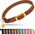 OOPSDOGGY Rolled Leather Cat Collar by OOPSDOGGY