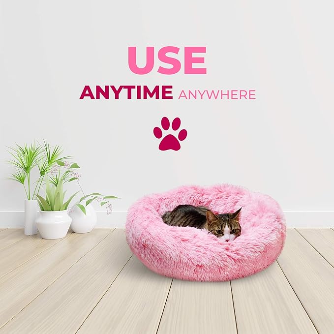 Whiskers & Friends Cat Beds for Indoor Cats Washable, Orthopedic Soft Fluffy - Image 6