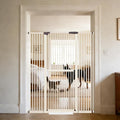 Lumizone Extra Tall Cat Gate 61.02" High Pressure Mounted Extra Wide by Lumizone
