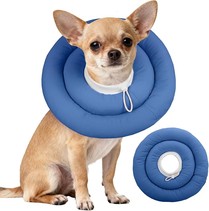 IDOMIK Dog Recovery Collar, Waterproof Soft Dog Cone After Surgery, Comfy by IDOMIK
