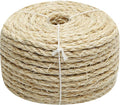 Natural Sisal Rope 1/4 Inch 32-Feet by Juomid