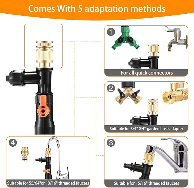 Gravel Vacuum for Aquarium Water Changer Fish Tank Cleaning Tools, Siphon - Image 4