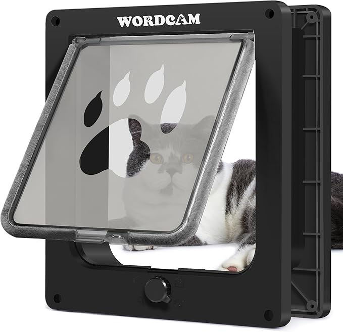 Wordcam X-Large Cat Door, Strong Cat Door by Wordcam