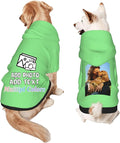 Custom Dog Hoodie Add Your Design Soft & Warm Personalized Photo Text Logo Name by Custom