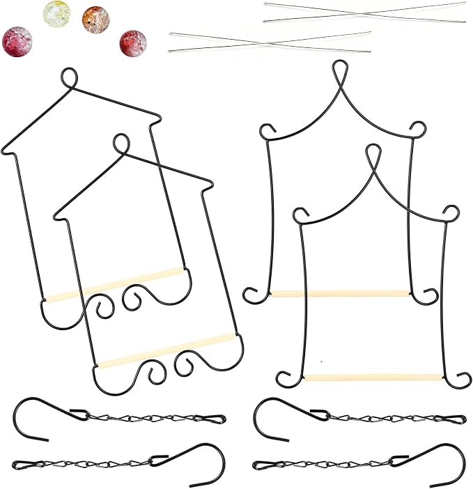 4PK Metal Frame Hummingbird Swings and Perches - Image 8