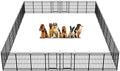 Heavy Duty Dog Playpen: 32 Steel Panels 40" Height, Square Steel Pipe by Committedtobetterpetlife