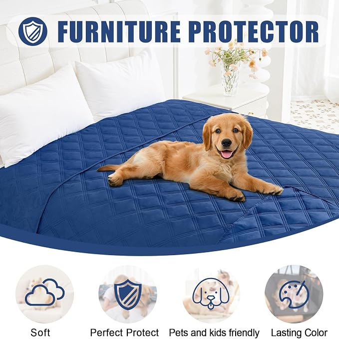 Smiry Waterproof Dog Bed Cover Blanket 40x70, Soft Reversible Pet Blanket - Image 8