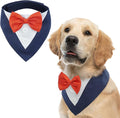FUAMEY Dog Tuxedo for Large Dogs, Dog Formal Suit Dogs Attire Pet Bow Tie Puppy by FUAMEY