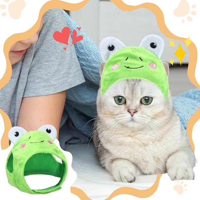 Weewooday 5 Pieces Cat Costume Bunny Hat Outfit - Image 7