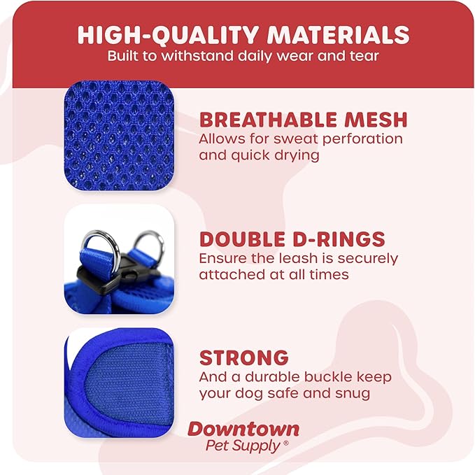 Downtown Pet Supply Step-in Dog Harness – No Pull, Adjustable Padded Mesh - Image 4