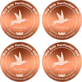 4Pcs Pure Copper Bird Bath Purification Disk, 0.6mm thick, All-Season Safe by CTTZCKJ