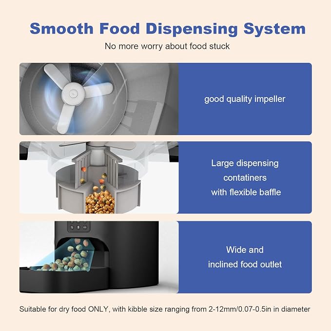 Automatic Cat Feeder, Cat Food Dispenser - Image 6