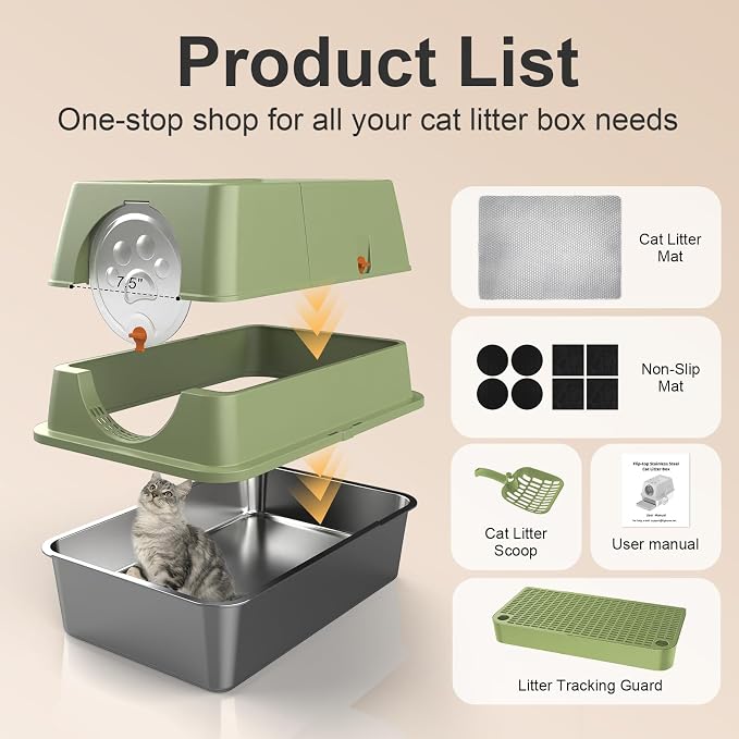 Stainless Steel Litter Box - Image 6