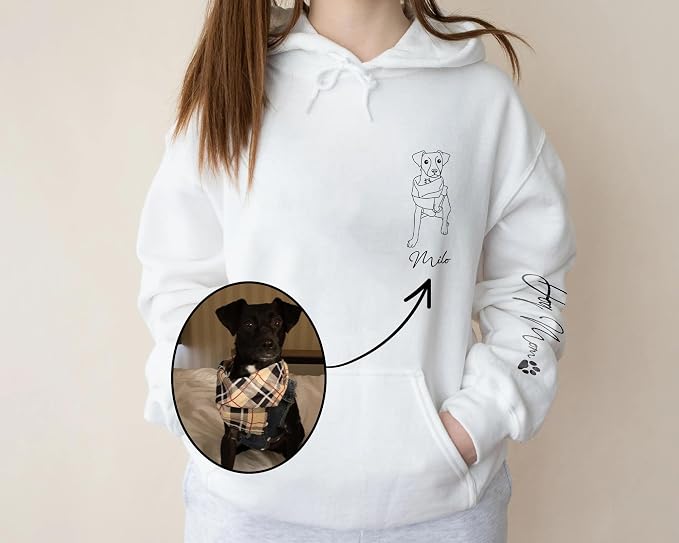 CHIARA CONTI11 Custom Dog Hoodie, Custom Pet Gifts, Custom Dog Shirt, Custom - Image 5