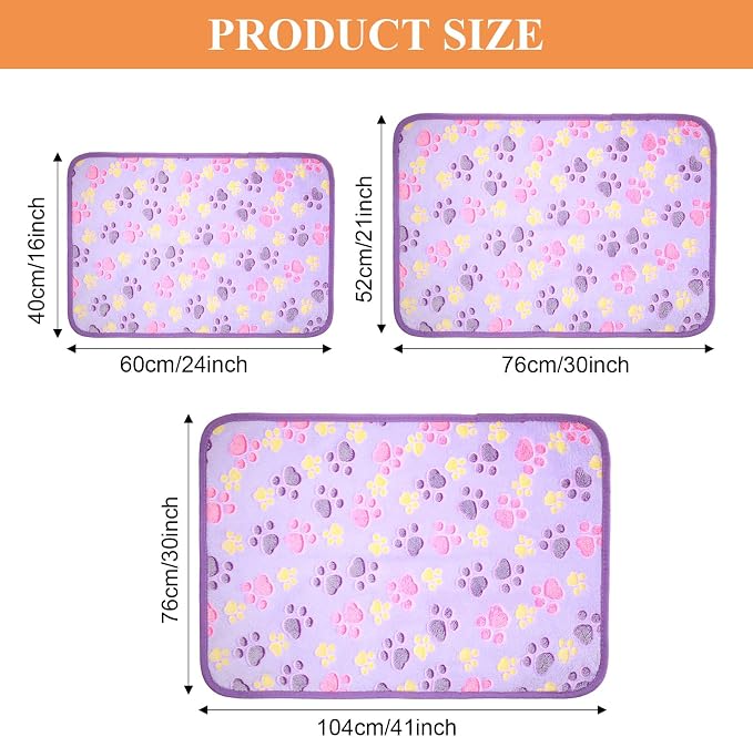 Tatuo 4 Pcs Dog Blanket for Pet Cat Blankets Indoor Puppy Teething Stuff Toys - Image 4