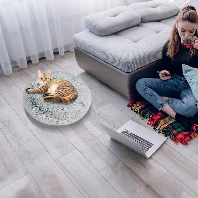 Cat Beds for Indoor Cats, 20 Inch Dog Bed for Small Melium Large Dogs, - Image 7