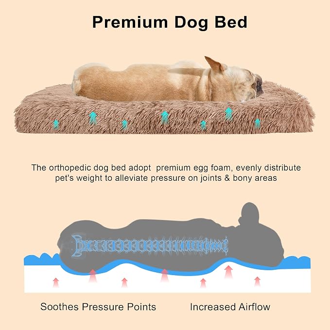 Fluffy Orthopedic Dog Beds for Medium Dogs - Image 4