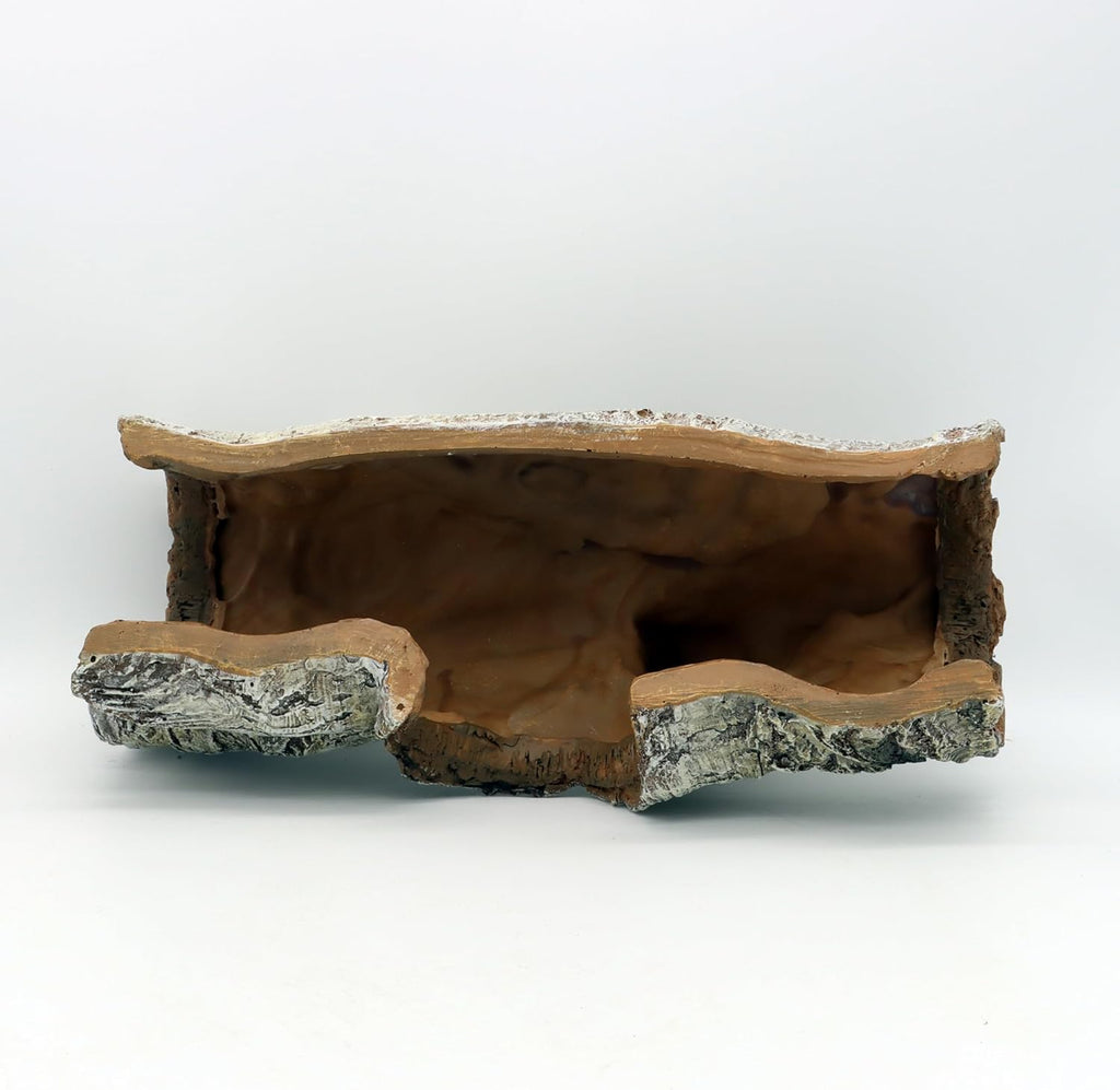 JIHAQUA Medium Resin Bark Reptile Hide (Bark A) - GlobalHabitat Supply