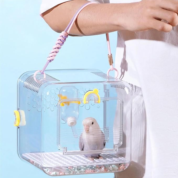 Portable Bird Travel Carrier Cage - Image 3