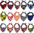 15pcs Dog Bandanas, Dog Scarf Kerchief Bibs Washable Girl Boy Dogs Bandanas Set by Unknown