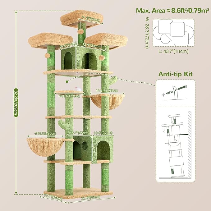 Globlazer Cactus Cat Trees and Towers - Image 7
