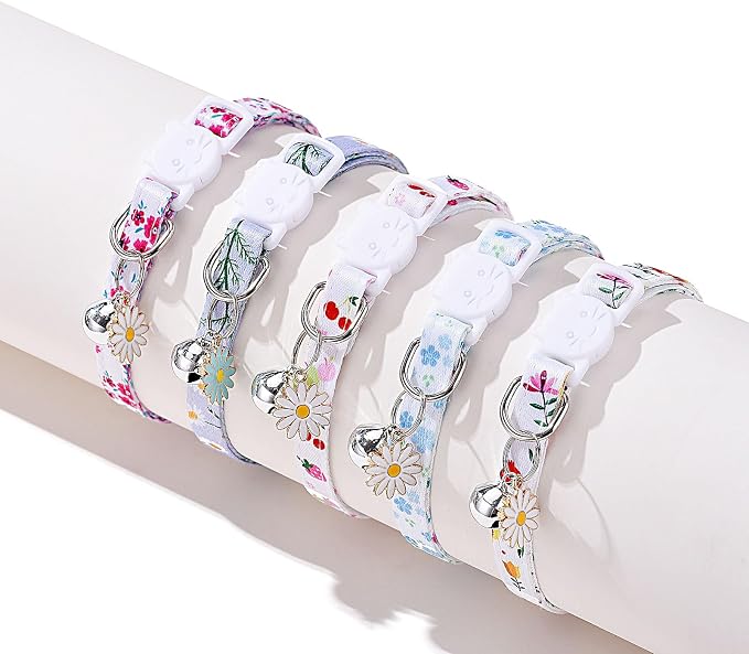 10PC Floral Cat Collar Set - Image 6