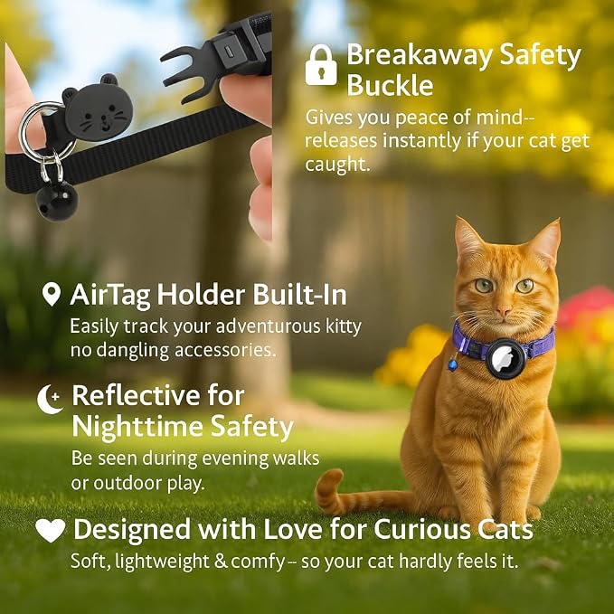 Adorable AirTag Cat Collar - Image 7