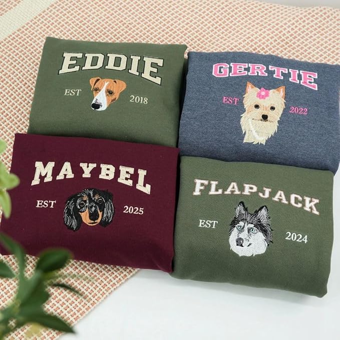 COUPLEHOODIES Custom Dog Portrait Sweatshirt from Photo – Personalized Pet - Image 5