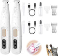 2PCs Dog Paw Trimmer with LED Light, 35dB Low Noise Precision Pet Paw Trimmer by Unknown