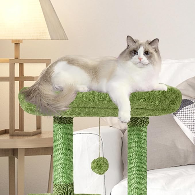 FISH&NAP Cute Cat Tree Kitten Cat Tower - Image 3