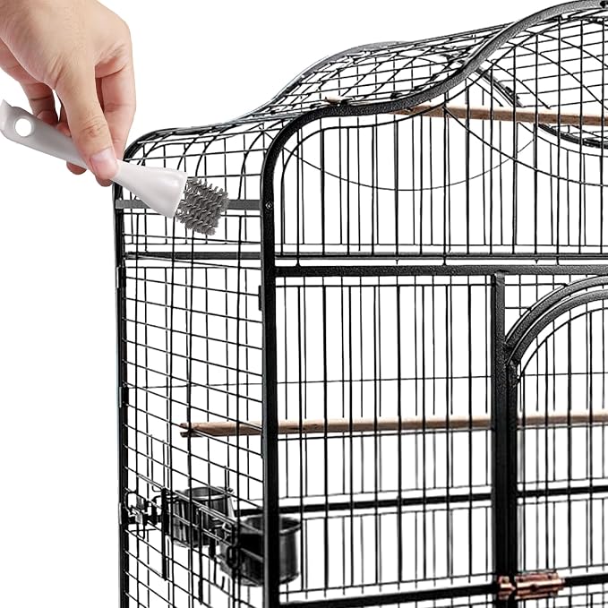 3pcs Bird Cage Brush Cleaner, Stainless Steel Bird Cleaning Brush Durable - Image 6
