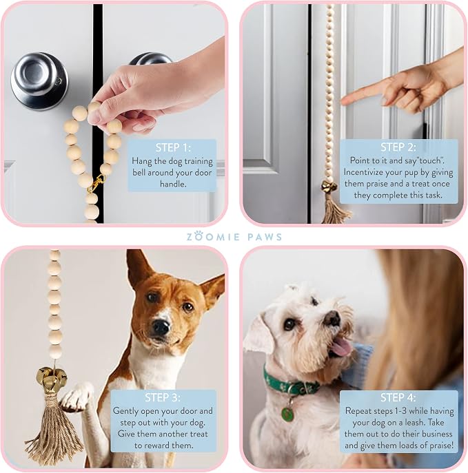 Dog Puppy Training Bell Potty and Outdoor Training Doorbell - Image 7