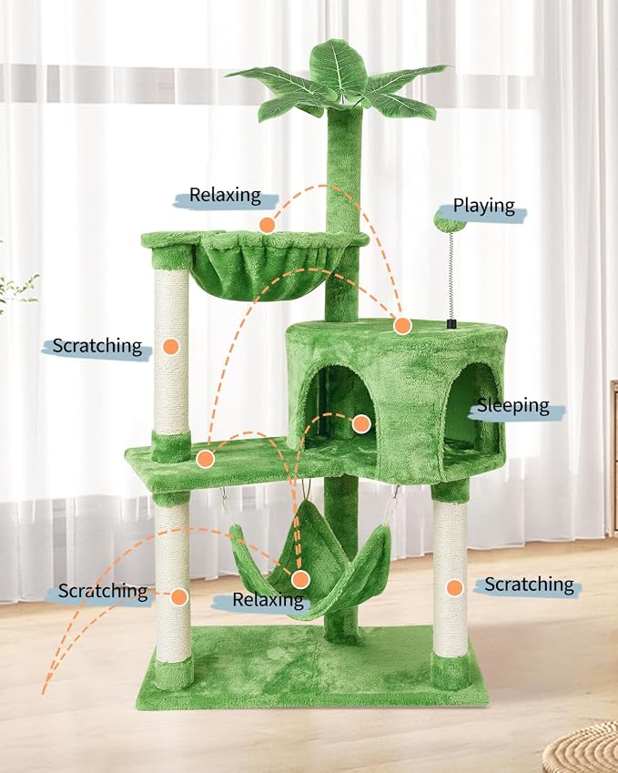 KIYUMI Cat Tree Cat Tower Condo - Image 2