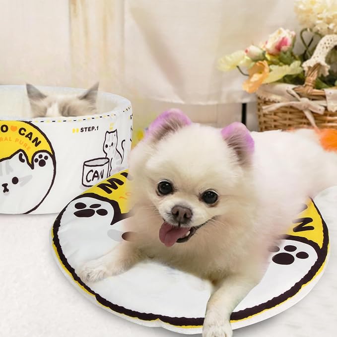 寵幸 Ramen Noodle Dog & Cat Bed, Keep Warm and Super Soft Creative Pet Nest - Image 4