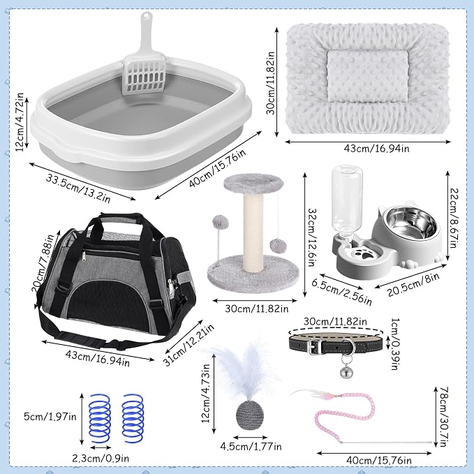 Eccliy Kitten Starter Kit, Pet Toy, Folding Carrier, Climbing Frame, Automatic - Image 3