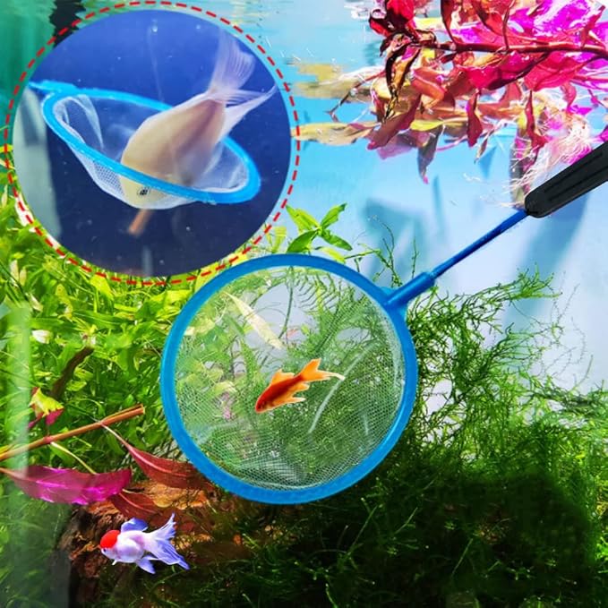 10pcs Aquarium Fish Net Cleaner Net Fish Tank Filter Nets High Density Mesh - Image 5