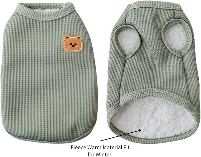 Fleece Cotton Winter Dog Tee Shirt - Image 2