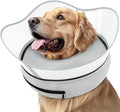 Supet Raised Inflatable Dog Cone Collar to Stop Licking, Soft Dog Cone by Supet