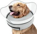 Supet Raised Inflatable Dog Cone Collar to Stop Licking, Soft Dog Cone by Supet