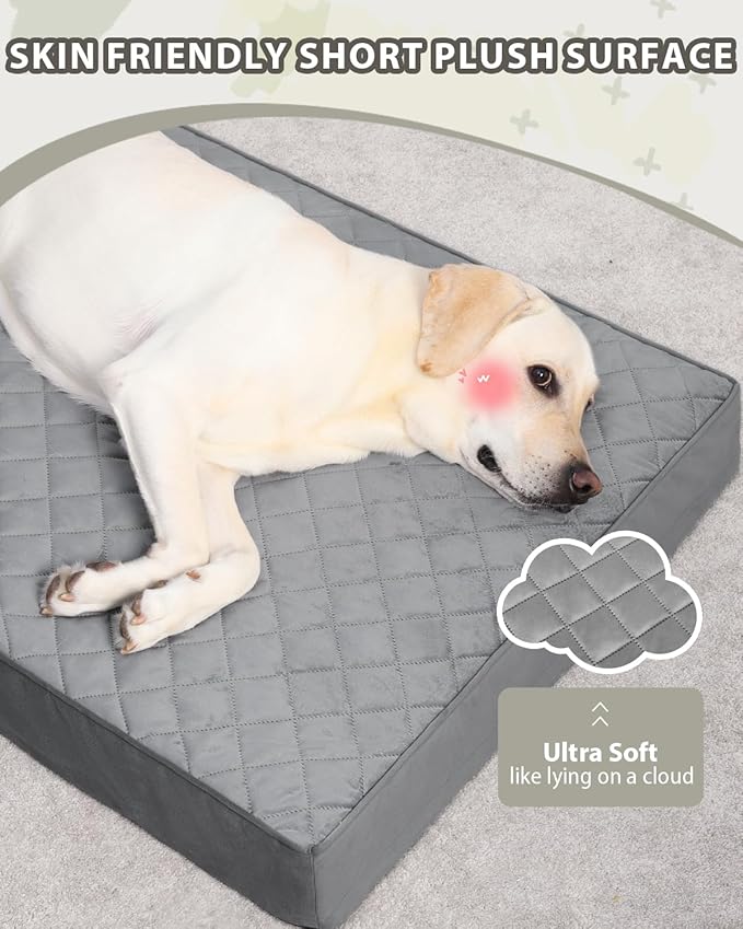Orthopedic Dog Beds Large Sized Dog Waterproof Lining - Image 2