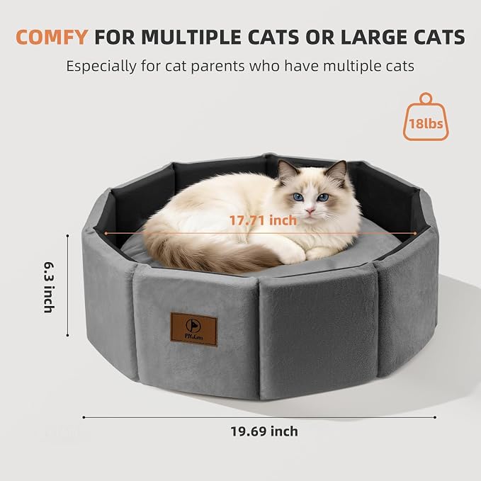 PJYuCien Premium Orthopedic Memory Foam Round Pet Bed - Image 2