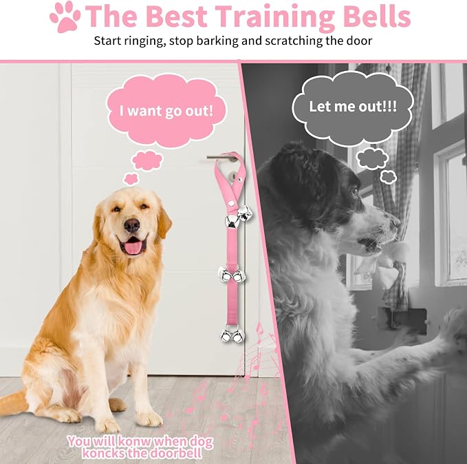2 Pack Dog Doorbells, Pet Training Bells - Image 7
