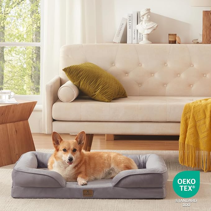 Bedfolks Orthopedic Dog Bed, Waterproof Dog Sofa Bed - Image 7