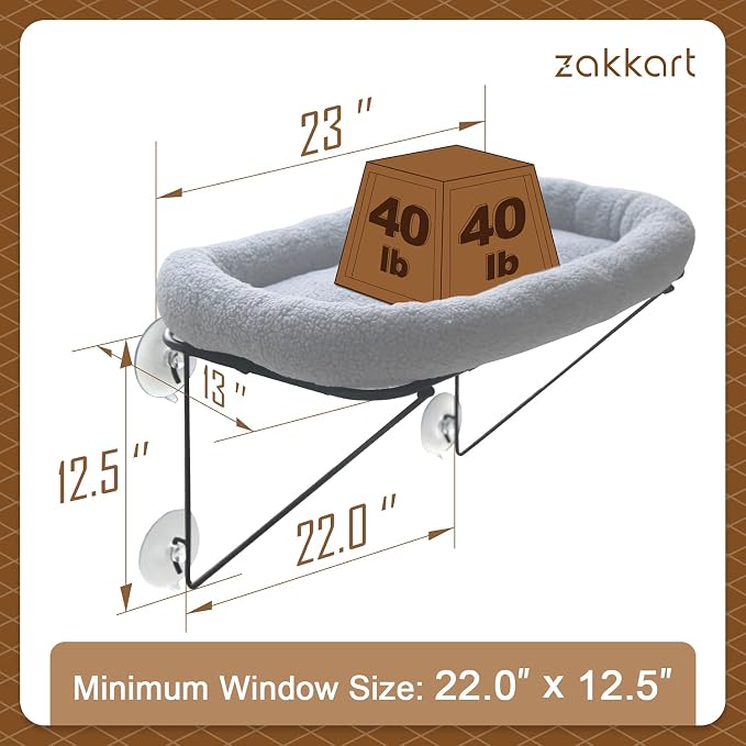 Zakkart Cat Window Perch - Image 2