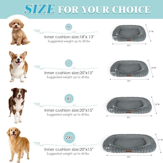 Orthopedic Dog Bed for Small Medium Dogs & Cats - Image 8