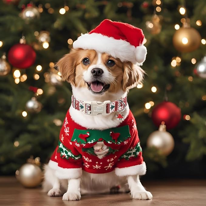 Christmas Dog Collar for Small Dogs - Image 2
